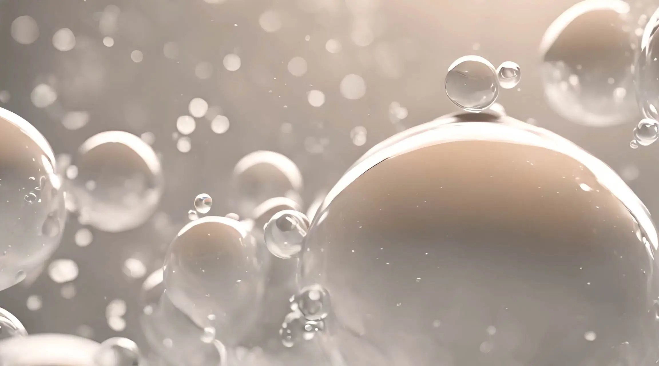 Transparent abstract bubbles Dynamic Video